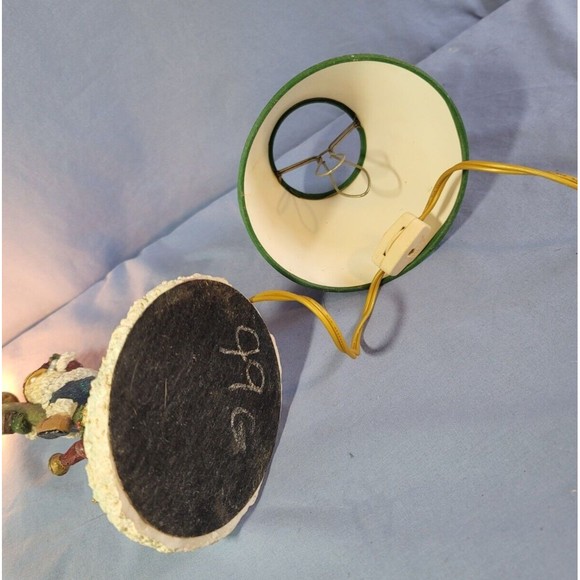 Christmas Table Desk Lamp w/Santa Claus & Snowman & Penguin Vintage 13''Tall - Picture 7 of 9